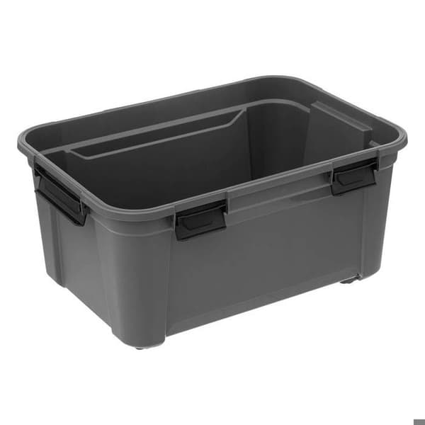 Plastlåda 80L svart - 5 five simply smart