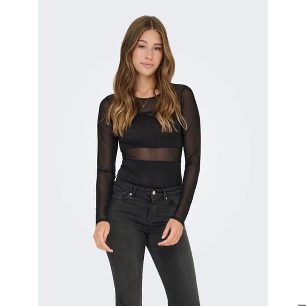 Blus dam Only Esther Glitter - svart