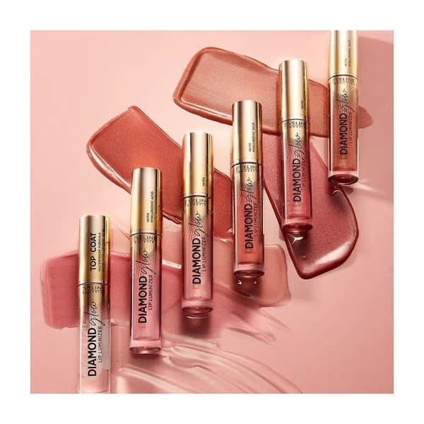 Gloss - EVELINE - Diamond Glow Lip Luminizer - Nr 05 - Glittrande lys - Rosa