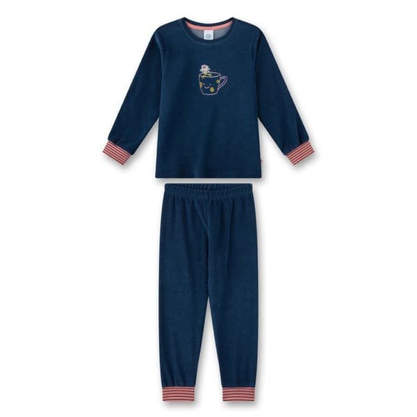 Sanetta Pyjamas Flicka - ,,Lång pyjamas, enfärgad med motiv