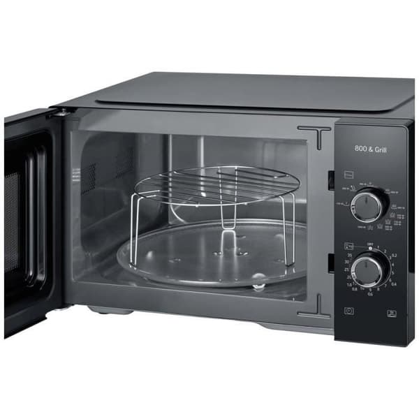 Severin 7785 Svart mikrovågsugn 800 W grillfunktion, timerfunktion