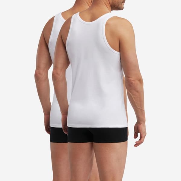 2-pack av herr thermoreglerande bomulls sportlinnen