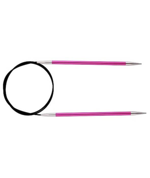 Cirkulära stickor - KNITPRO - KP47063 - Aluminium 2.50 mm - Röd - Zing
