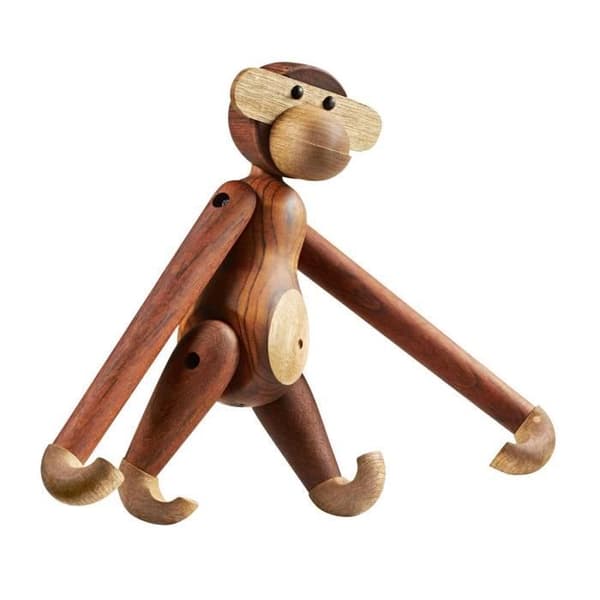 Figur - KAY BOJESEN - Teakträ - Limba - Höjd 28,5 cm