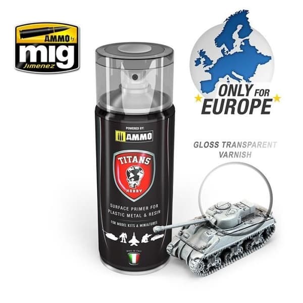 Titans Hobby Spray: Transparent Vanish Gloss