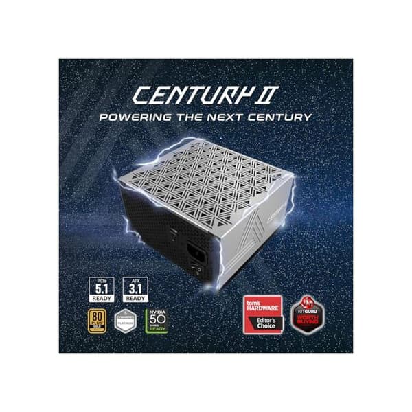 Strömförsörjning ATX - Montech - Century II - 850 W - 80 Plus Gold - Modulär