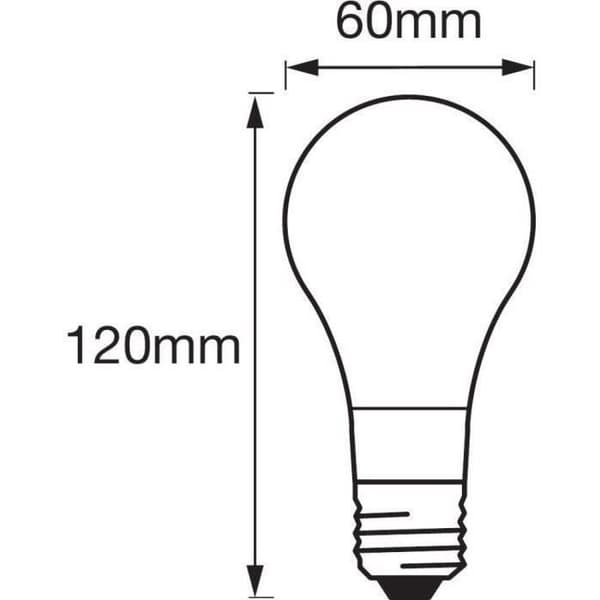 LEDVANCE Bulb Smart+ Bluetooth STANDARD WIRE 60W E27 VARIABEL EFFEKT