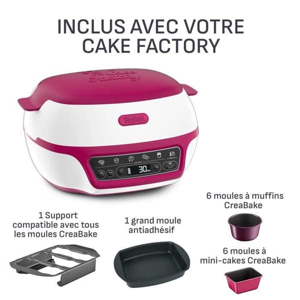 Tefal Cake Factory Délices, Tårnugn, 5 Program, KD810112