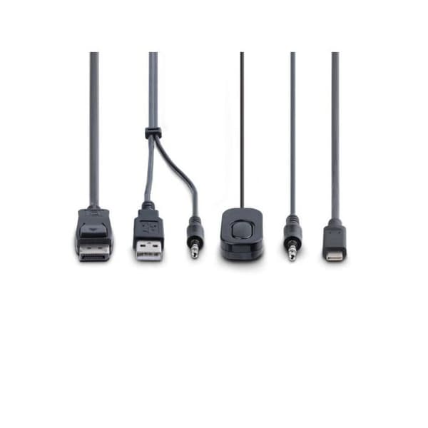 Hybrid USB-C DisplayPort KVM-switch 2 portar 4K 60Hz - STARTECH.COM