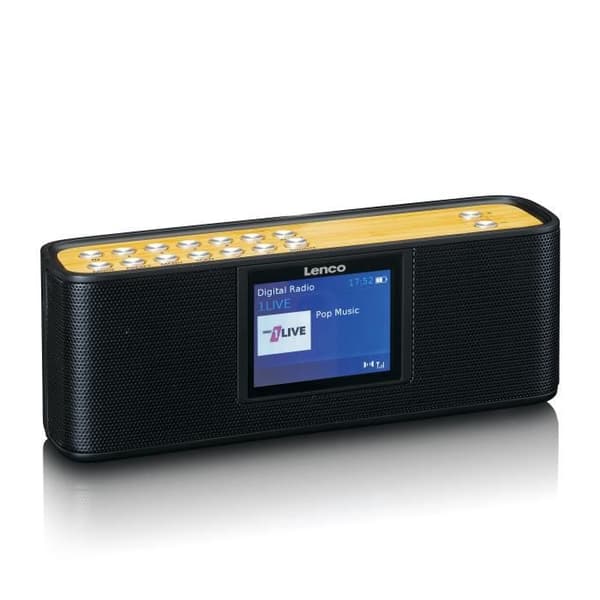 Lenco PDR-045BK - DAB+ Radio med Bluetooth® 5.0 - Svart
