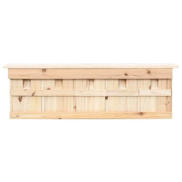 vidaXL Sparvhus med 5 sovrum 68x15x21 cm Granved