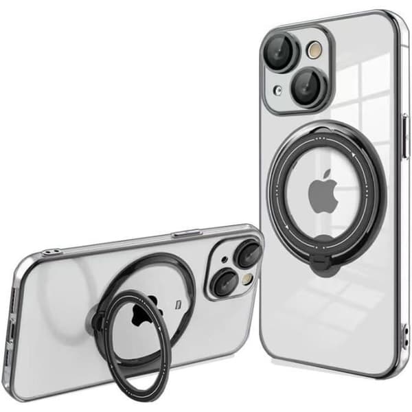 iPhone 15 Plus-fodral - Cool - Magnetisk - Svart - Stötsäker - Dammavvisande