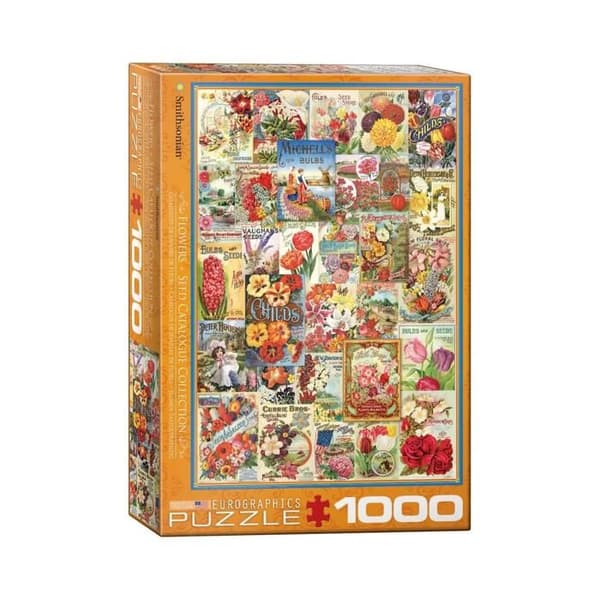 (EG60000806) - Eurographics 1000 bitars pussel - Blomfrökatalog