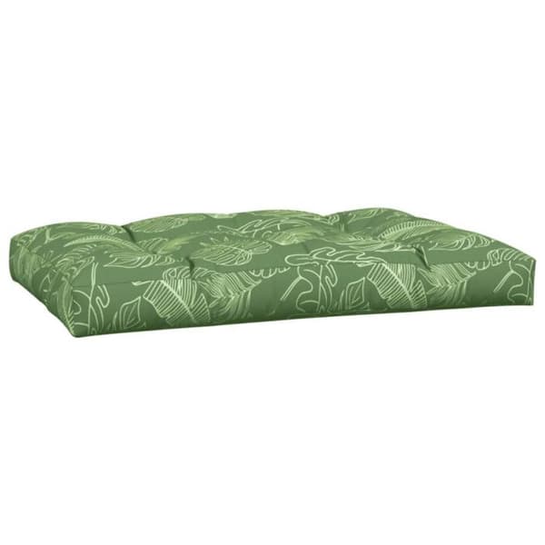 vidaXL Pallkuddar 2 st Bladmönster Tyg 360752