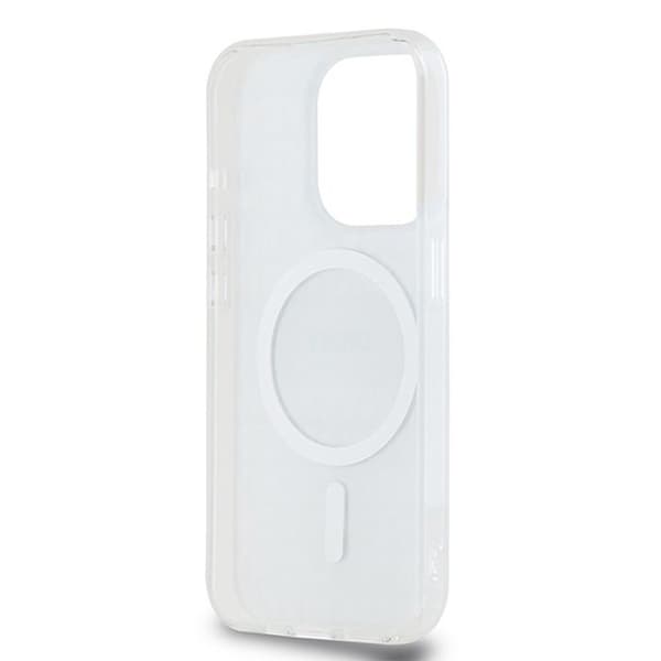 Coque iPhone 15 Pro - DKNY - IML Mono & Stripe - Beige - Optimal skydd - Elegant