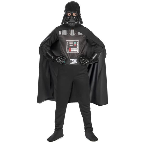 Klassisk Darth Vader Star Wars kostym - Tonåring - 8/10 år - Vit - 4 element ingår - Inredning