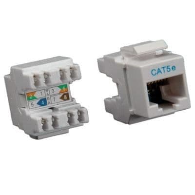 ROLINE CAT5E RJ45 KEYSTONE MODUL GRÅ