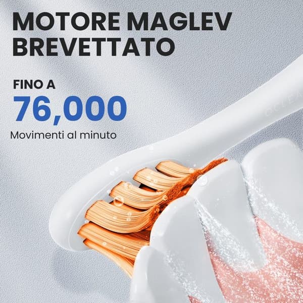 Elektrisk tandborste - OCLEAN - Oclean Flow - 5 lägen - 180 dagars batteritid - 2 min timer