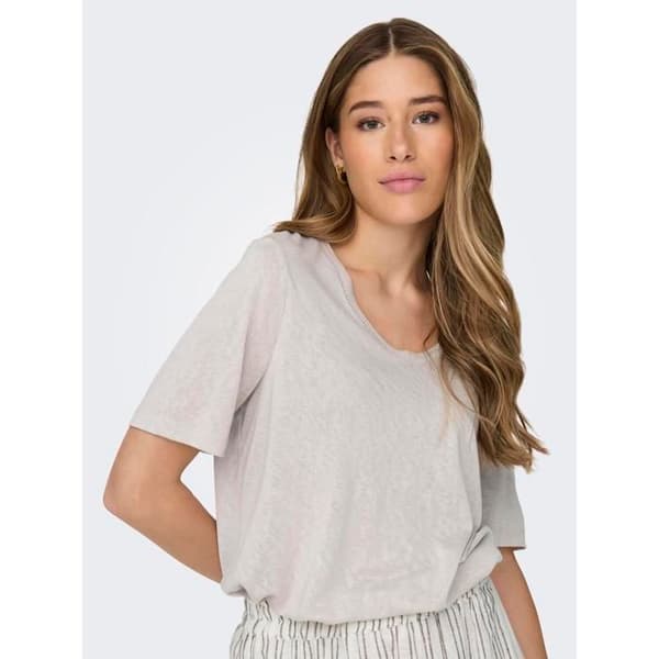 T-shirt dam Only Elise - moonbeam
