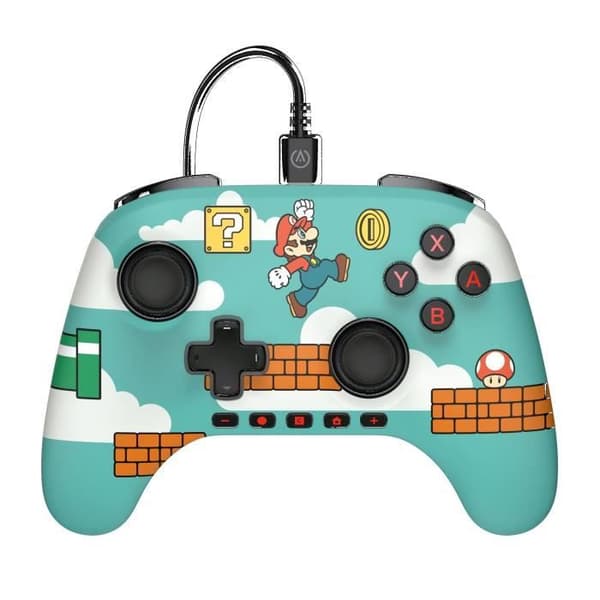 Manett för spel - Nintendo Switch 2 - Mario Tid - Trådad - Power A