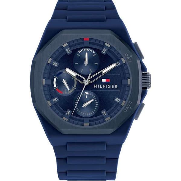 Klocka - Stål, Blå Silikon - Tommy Hilfiger - 1792122