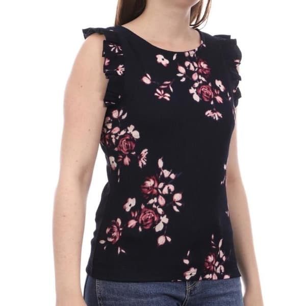 Top Marine/Rosablommig Dam Vero Moda Elisa