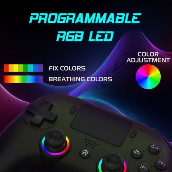 Spelkontroll - SUBSONIC - PS5 - Trådlös LED - Grön - Programmerbara paddlar