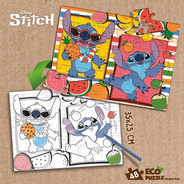 ECO-PUSSEL 48 DELAR MINI DUBBEL SIDIG STICKNING