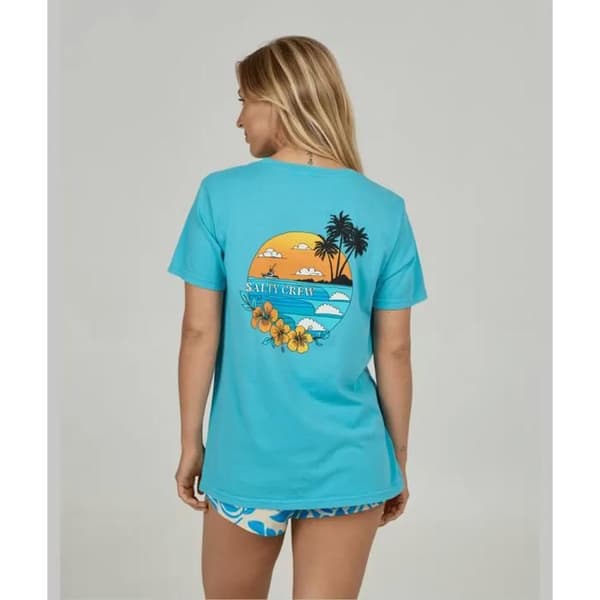 T-shirt dam Salty Crew Sunset B.T