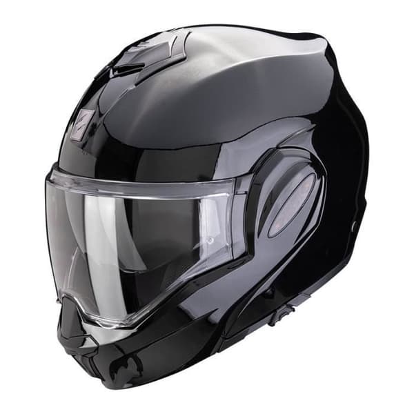 Scorpion Exo-tech Evo Pro Solid modulär motorcykelhjälm - metallsvart - M (57/58 cm)