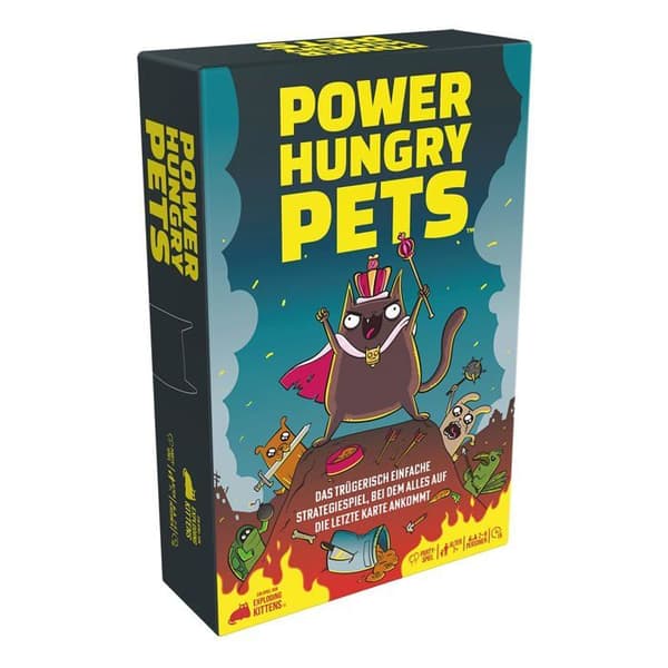 Kortspel - EXPLODING KITTENS - EXKD0038 - 21 kort - 7 brickor - 2 till 6 spelare