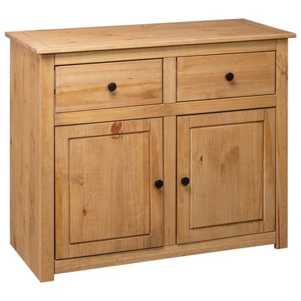 vidaXL Skänk 93x40x80 cm Solid Pine Panama Sortiment 282697