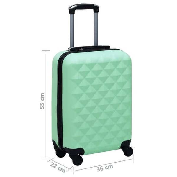 vidaXL Mente ABS Hardside resväska 92420
