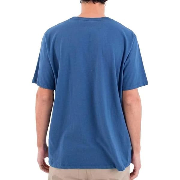 T-shirt Blå Herr Hurley Waxed