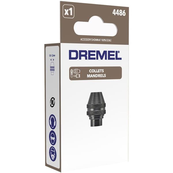 Universal självspännande chuck - DREMEL - 4486 - Borrtillbehör - Enkelt byte
