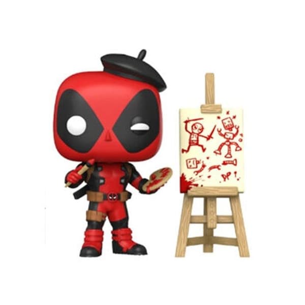 Funko Pop! Marvel: Deadpool - Deadpool som fransk målare - US Exclusive