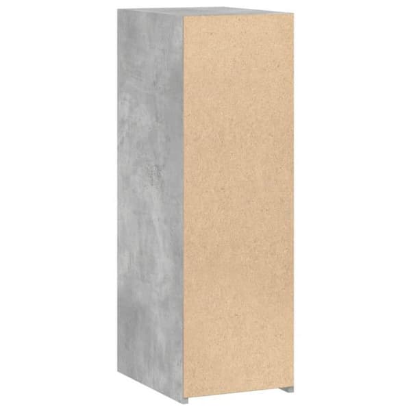 vidaXL Buffé grå betong 30x41x93 cm engineeringträ 846344