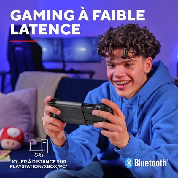 GXTrust Manette Smartphone Bluetooth - Trust GXT 735 Mylox - Android/iPhone/PS5/Xbox - RGB - Dubbel vibration - Svart