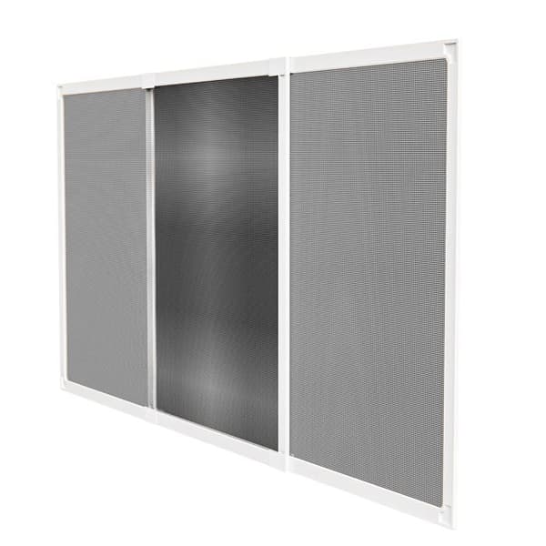 AMIG 25218 | Justerbart myggnät ME01 | 70 x 50 cm | Vit/Grå