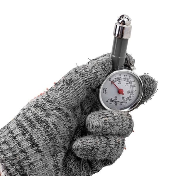 Manometer, däcktrycksmätare 0-7,5 bar
