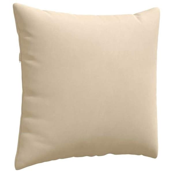vidaXL Soffkuddar 2 st Kräm 50 x 50 cm tyg 42013987