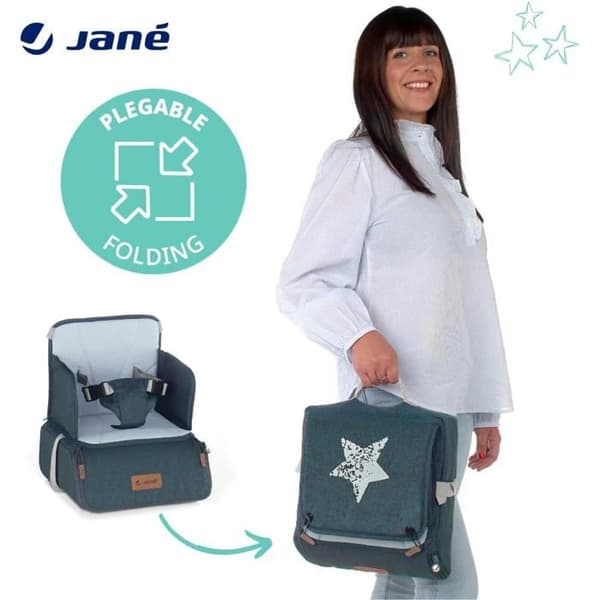 Jane Höjdsäte Polstrat Extra Säte Resistenta Blå