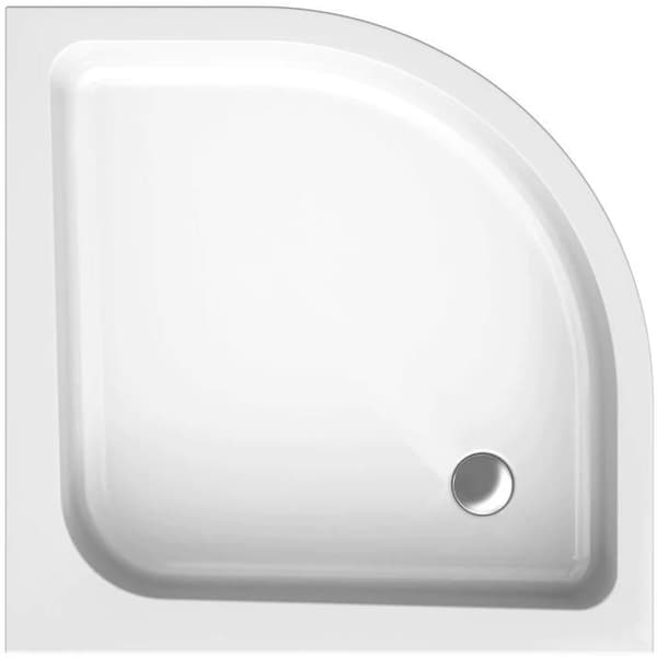 Semi-cirkulär duschavloppsförpackning Pako 80x80 + silar