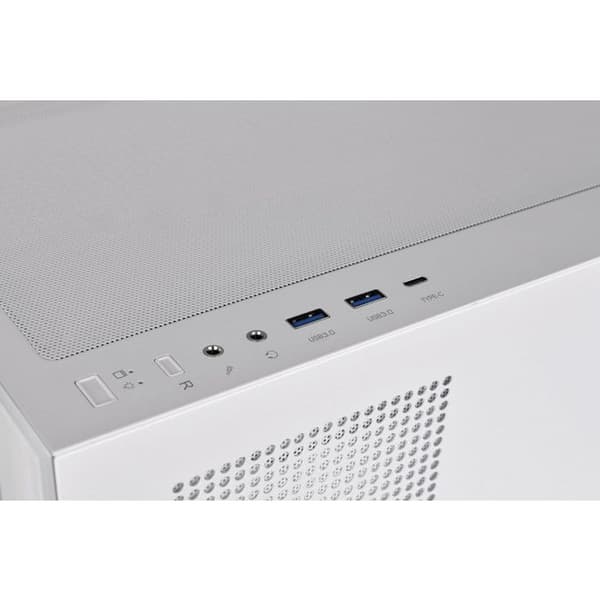 PC-chassi - THERMALTAKE - View 270 Plus TG ARGB Snow - Midi Tower - Vit - Effektiv ventilation