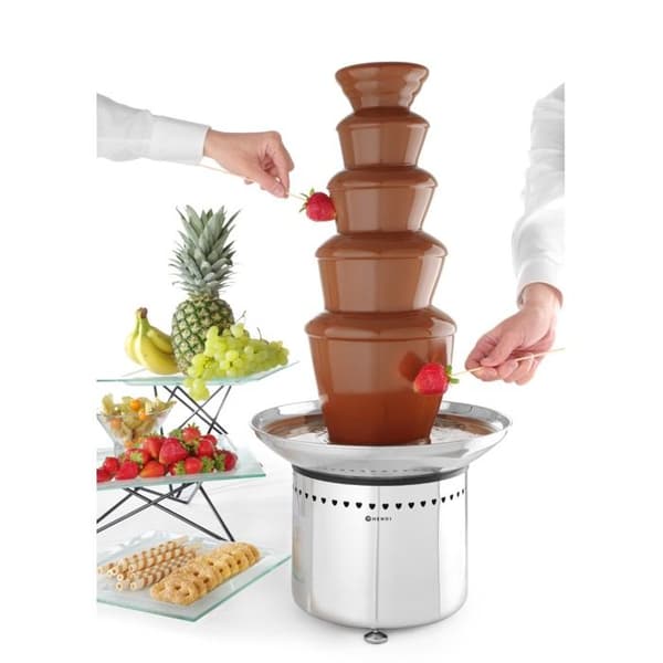 Chokladfontän - 5 Nivåer - Rostfritt Stål - Hendi