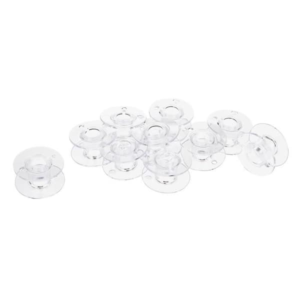 Brother plastburkar - 10 stycken - 11,5 mm - Vit