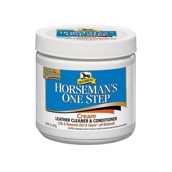 Absorbine Horseman's one step läderkräm - vit - 425 g