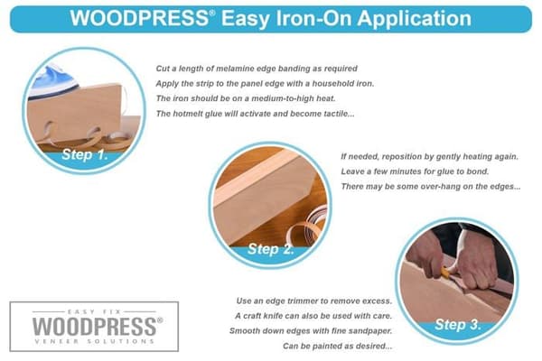 Woodpress Edge - E22x500MelGreyPearl