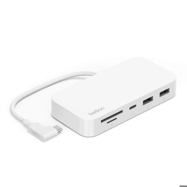 USB-hubb - Belkin - 6-i-1 - USB 3.2 Gen 1 - Kompakt design - Stöd ingår