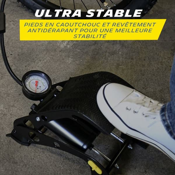 MICHELIN tvåpistongs fotsystem + manometer
